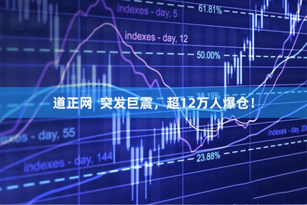 道正网  突发巨震，超12万人爆仓！