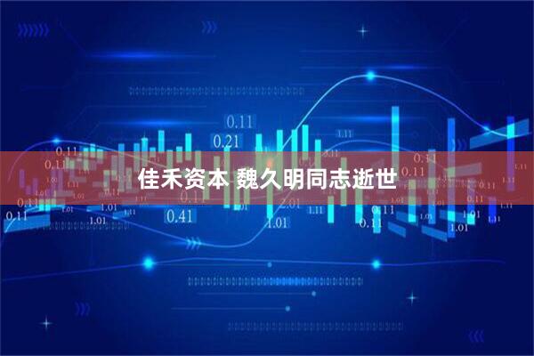 佳禾资本 魏久明同志逝世